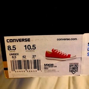 New Red Converse